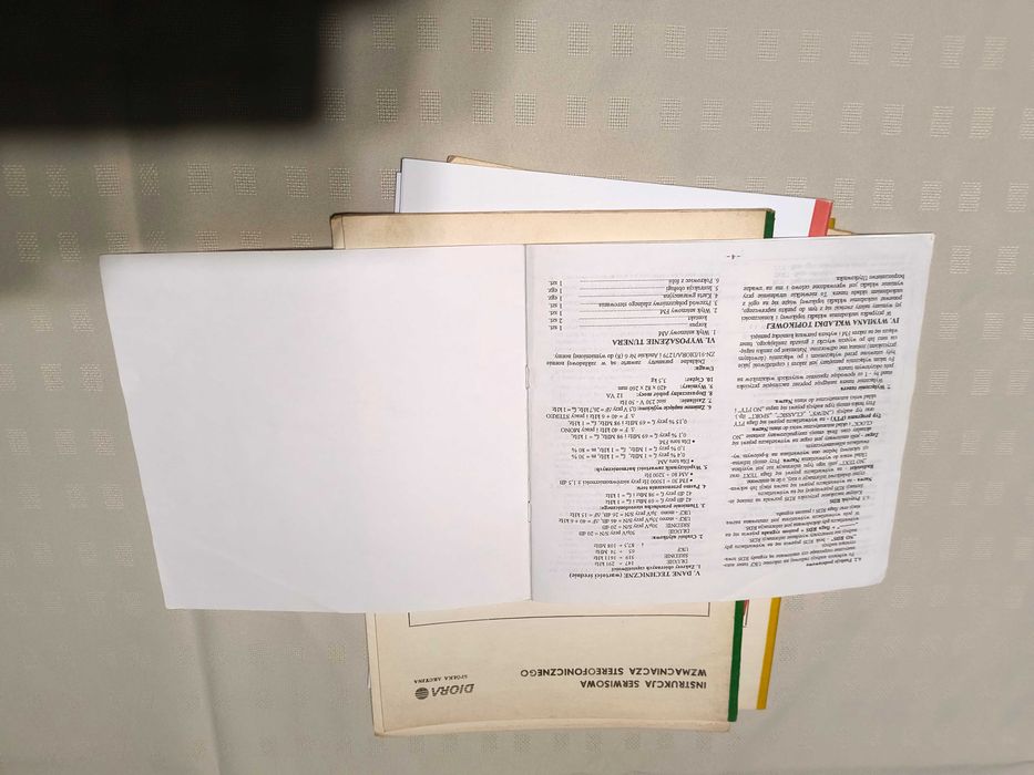 Instrukcja obsługi tunera z RDS Unitra Diora AS-506