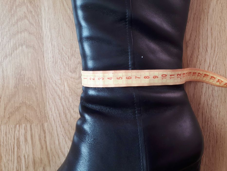 Сапоги женские зимние Ellenka, натуральная кожа, Польша, на 40 размер