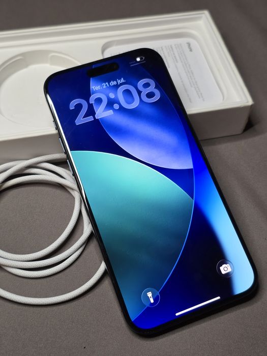 Iphone 15 Pro Max 256gb - Impecável, com caixa e cabo!