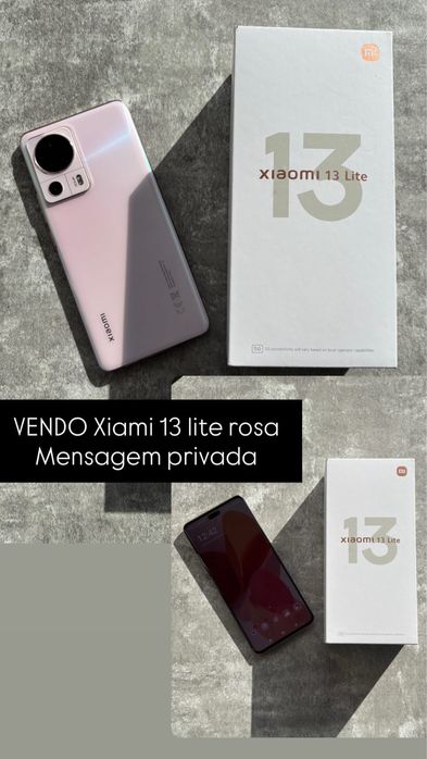 Telemovel Xiami 13 lite rosa