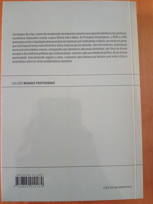 Instrumentos de Recuperação de Empresas Pré-insolventes