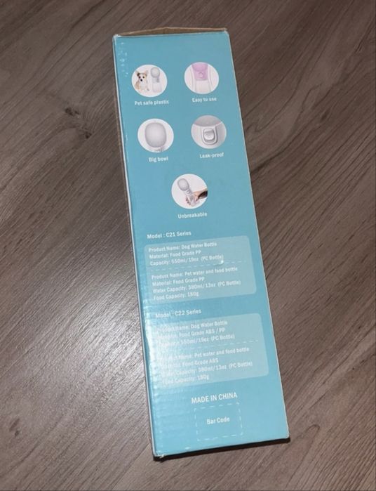 Bebedouro portatil para cães