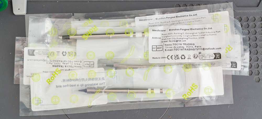 Жала для паяльників T12 (тип Hakko), T65 (HS-01)