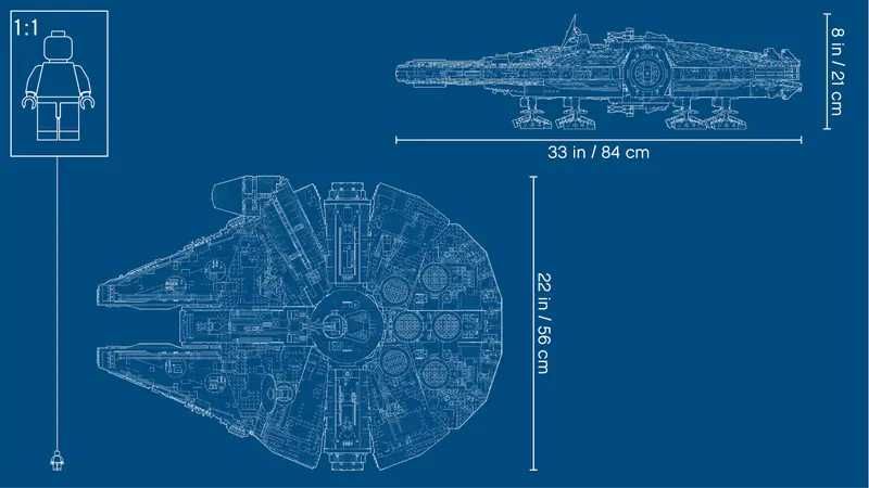 LEGO Star Wars 75192 конструктор Сокіл Тисячоліття