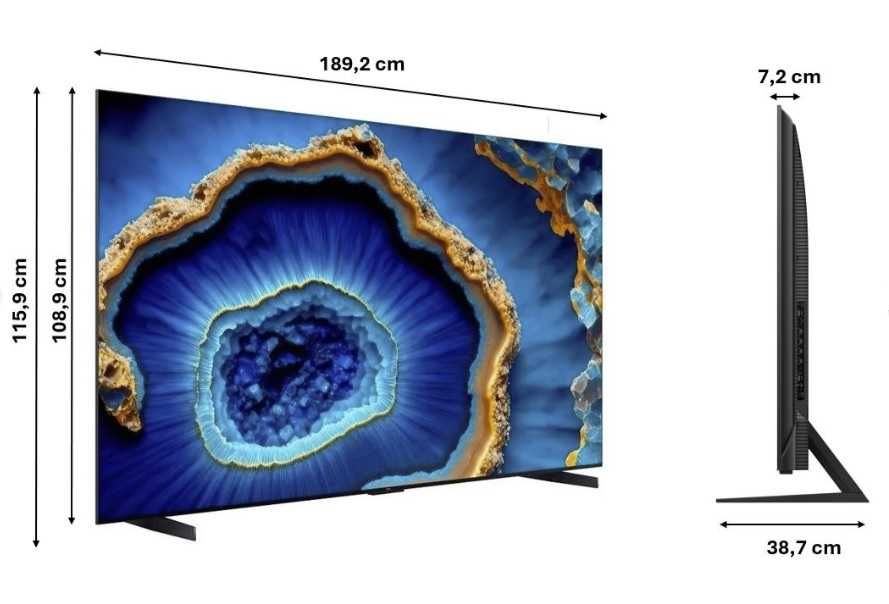 Telewizor TCL 85QM8B  Mini LED 85 cali 4K UHD 144 Hz Google TV