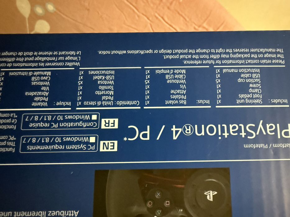 Volante Hori RWA Racing Wheel Apex Ps4/pc