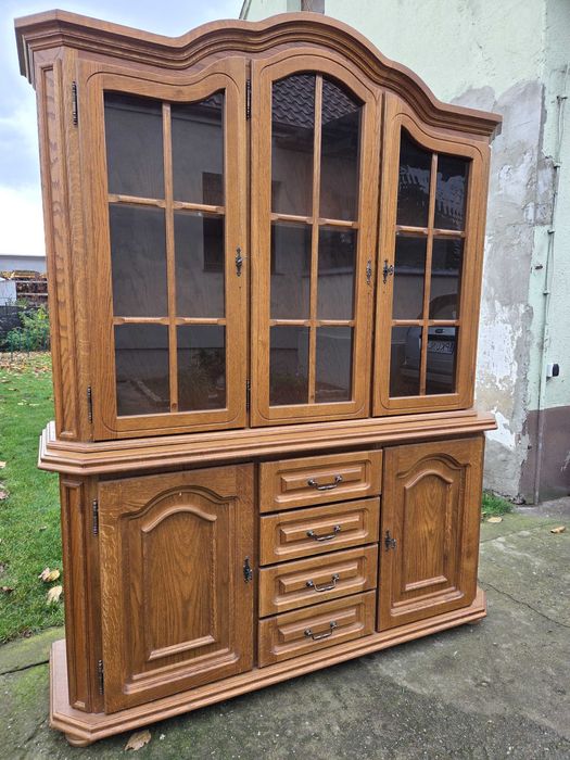 Kredens dębowy duży