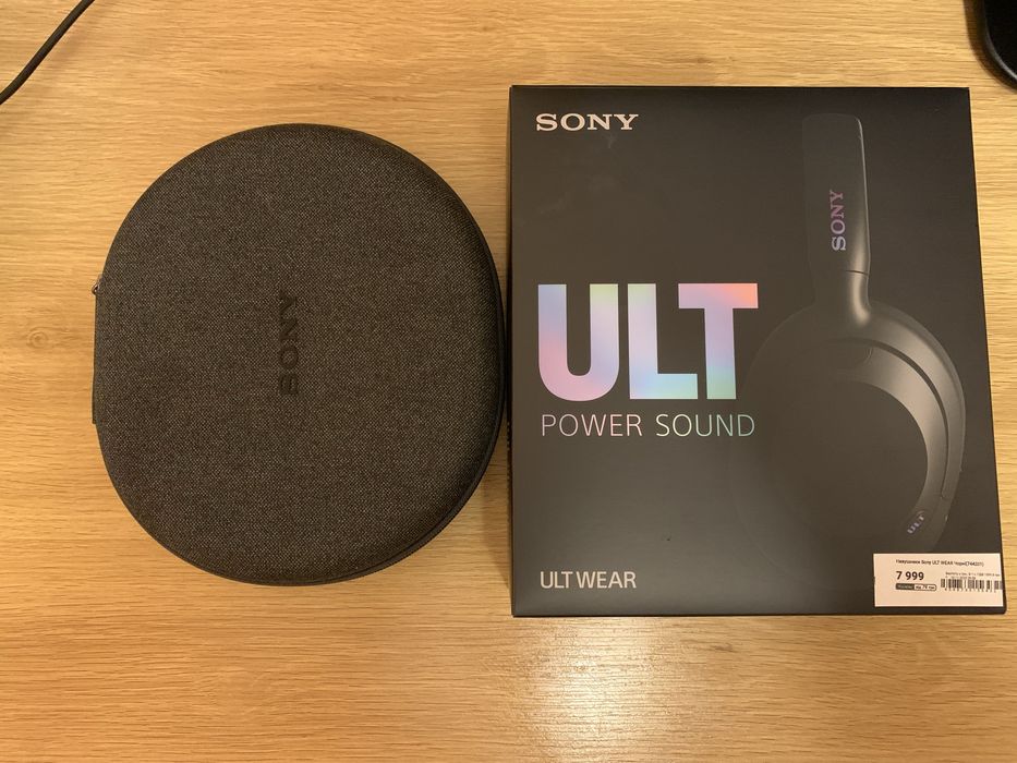 Наушники Sony ULT WEAR Black 2025
