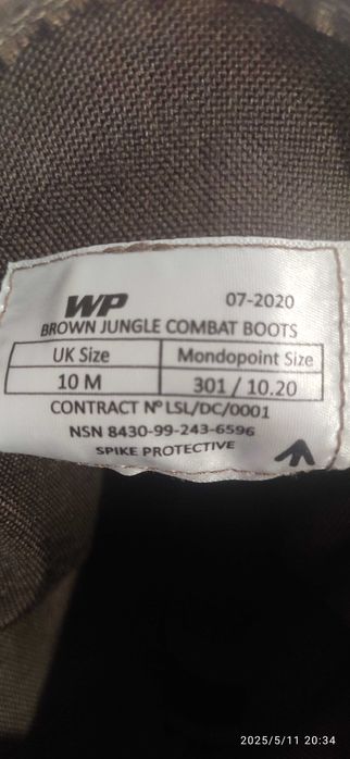 Берці WELLCO Jungle Boots Brown, оригінал, нові