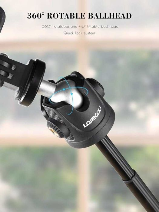 Statyw Lammcou JZS0045 tripod z kijem 23–45 cm nowy