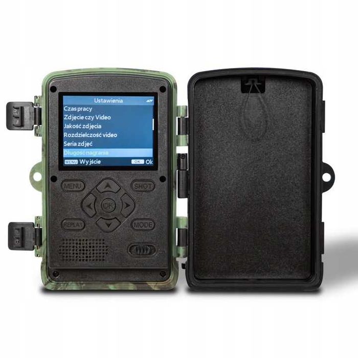 ZESTAW Fotopułapka 1080p kamera myśliwska leśna wodoodporna DIODY IR