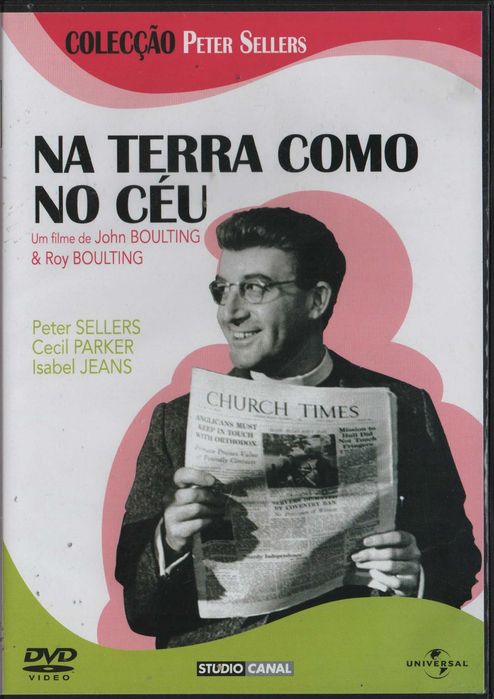 Dvd Na Terra Como No Céu - comédia - Peter Sellers