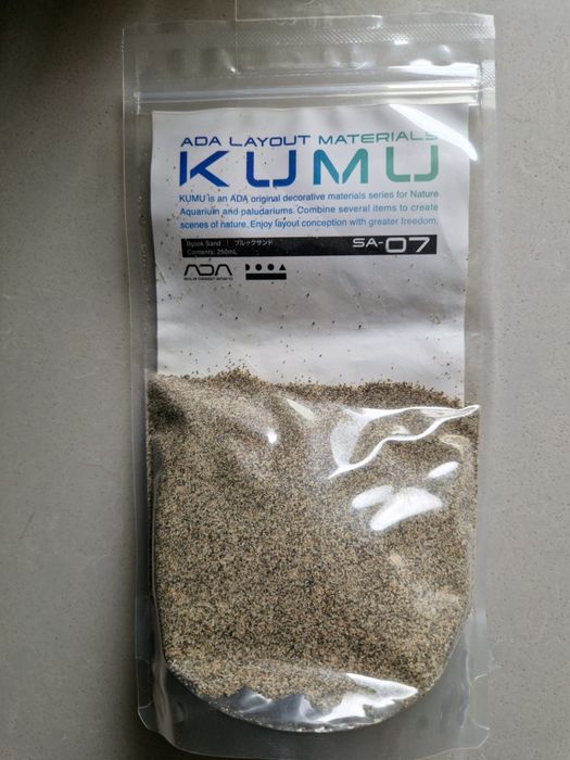 Aquário areia/substrato - ADA KUMU Brook Sand
