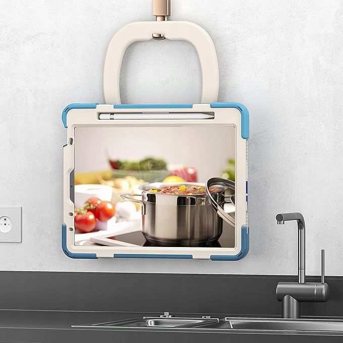 Etui na Tablet iPad Pro 3/2/1 11" ze Stojakiem Wytrzymałe Niebieskie