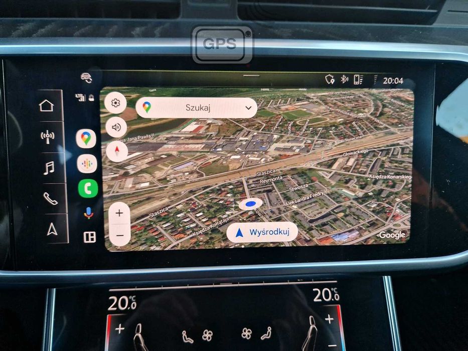 Polskie Menu Audi Q3 A6 A7 Q7 Q8 Konwersja MH2p Mapa 2026 AndroidAuto