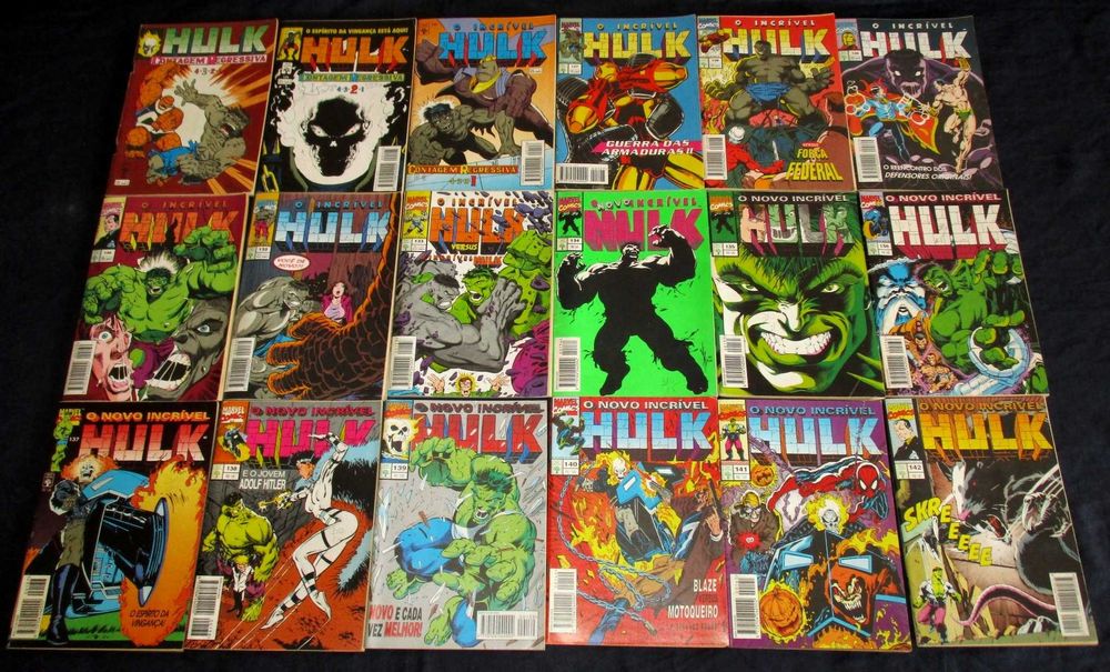 Livros BD O Incrível Hulk Abril Marvel