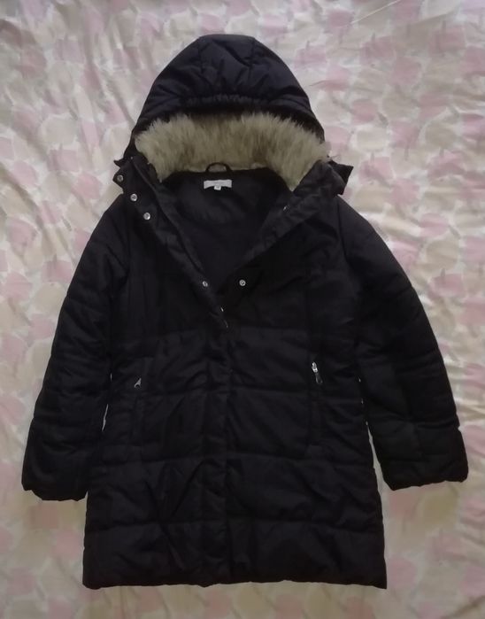 Куртка зимняя, для мальчика, черная, рост 140. Размеры (см)