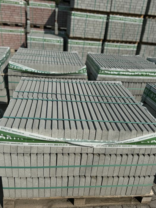 Бордюр садовий сірий