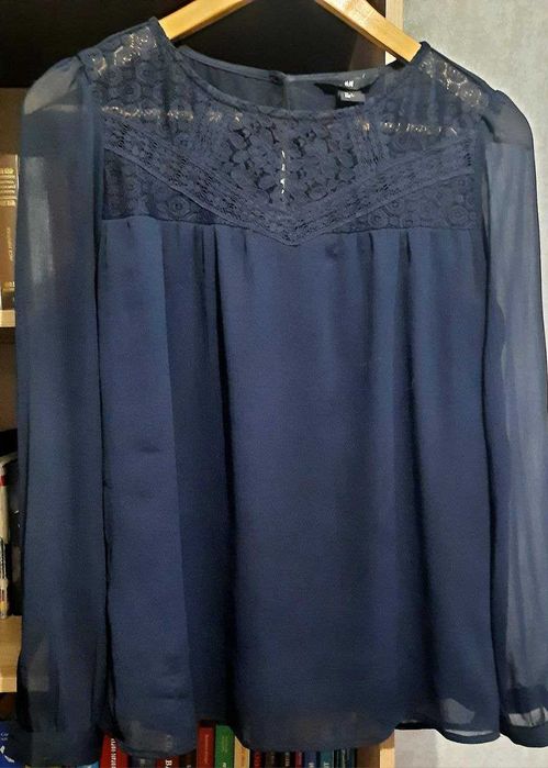 Жіноча блуза з мереживом H&M