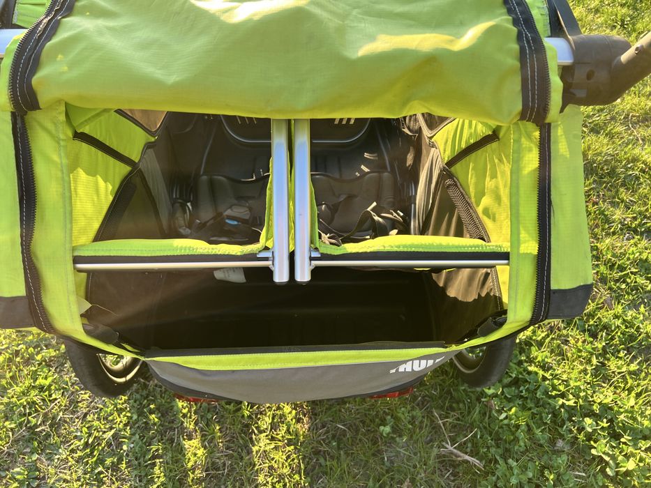 Przyczepka rowerowa Thule Cab 2 zielona