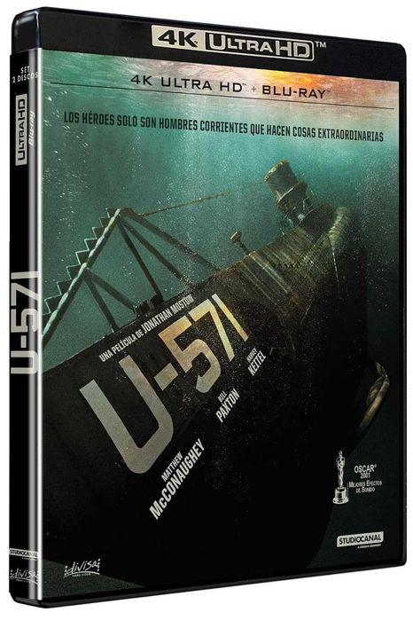 U-571 Kaitel, Bon Jovi, Paxton 2000 4K +BD w.ENG