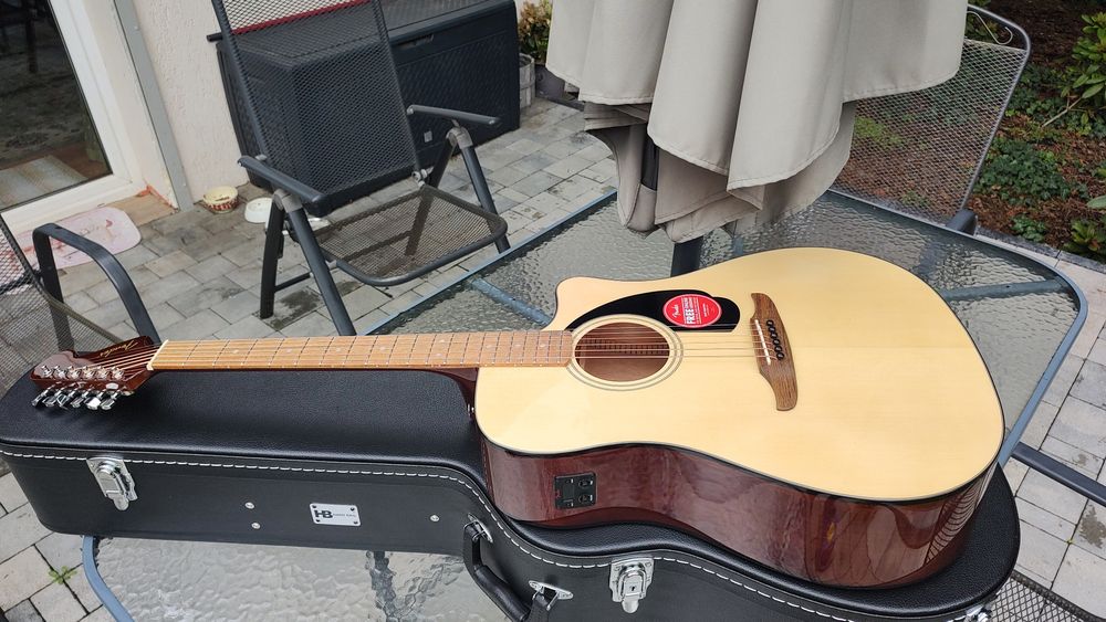 NOWA Fender California Standard Redondo CE NAT gitara elektroakustyczna CASE superwygodny instrument !!