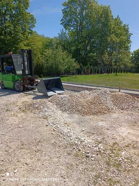 Łyżka 1.2m Do Wózka Widłowego Hydrauliczna. Dostawa Raty Vat