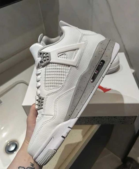 Nowe Jordan 4 Retro White Oreo Eu.46