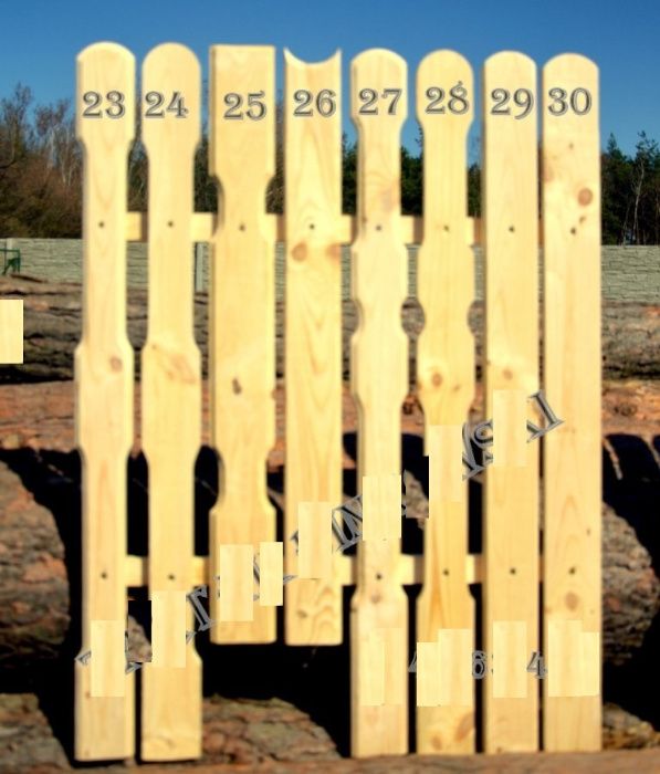 Sztacheta dębowa Sztachety Dębowe dąb 100x9x2 Każdy wymiar