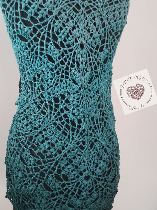 Chusta robiona na szydełku