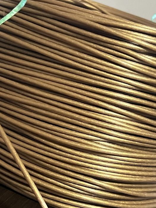 Штучный ротанг. Двухцветный полиротанг для кашпо Береза 6 мм