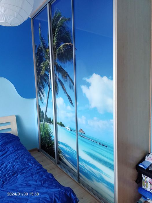 Dzwi do szafy przesuwnej z prowadnicą