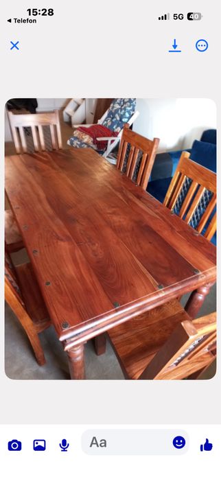 Meble indyjskie z litego drewna