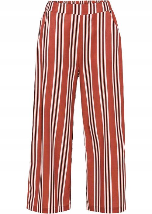 B.P.C spodnie kuloty rude w paski 38.