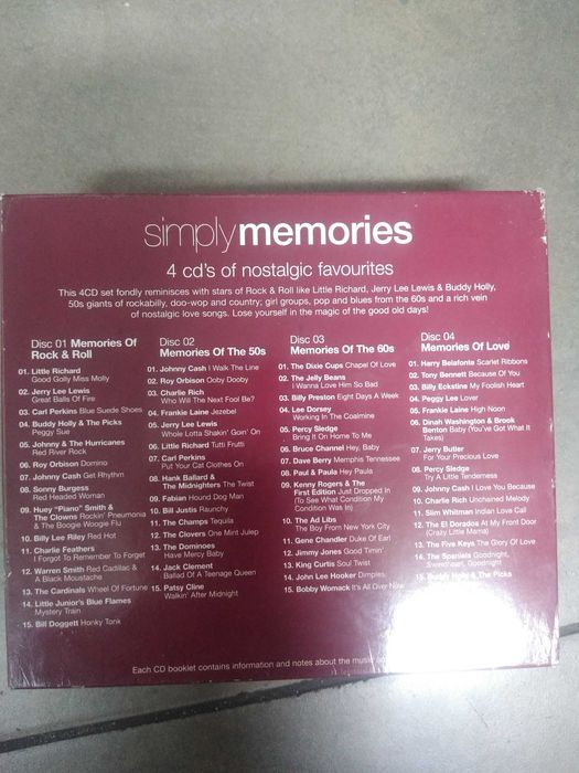 Simply memories komplet czterech płyt CD