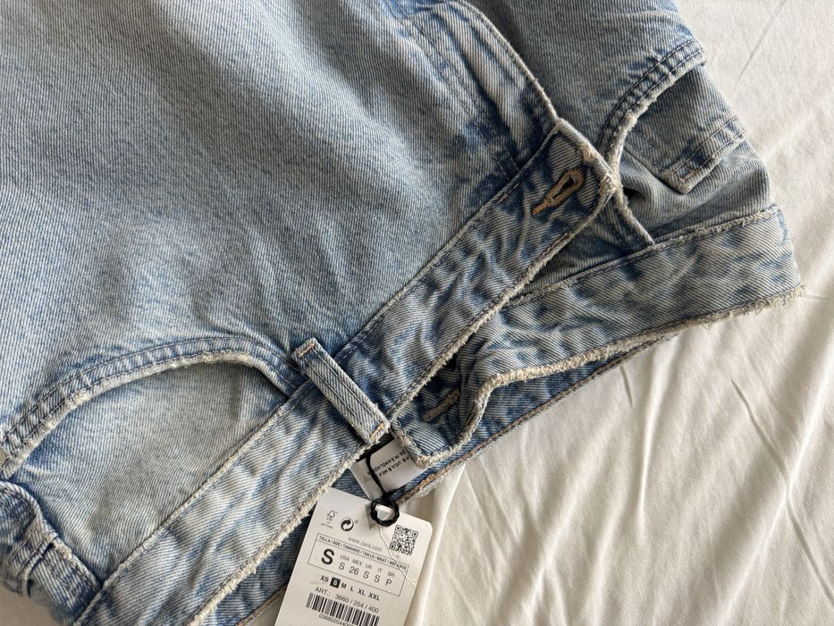Джинсова спідниця zara нова