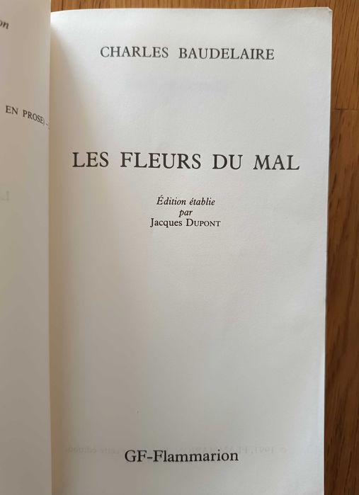 Les Fleurs du Mal - Baudelaire (portes incluídos)