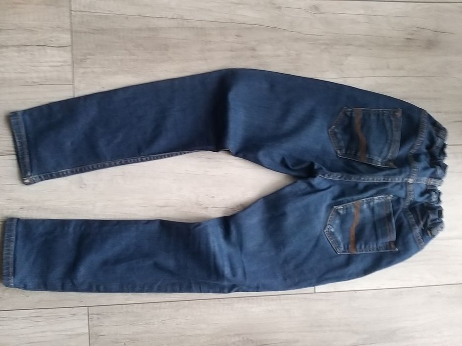 Jeansy Zara 140 granatowe