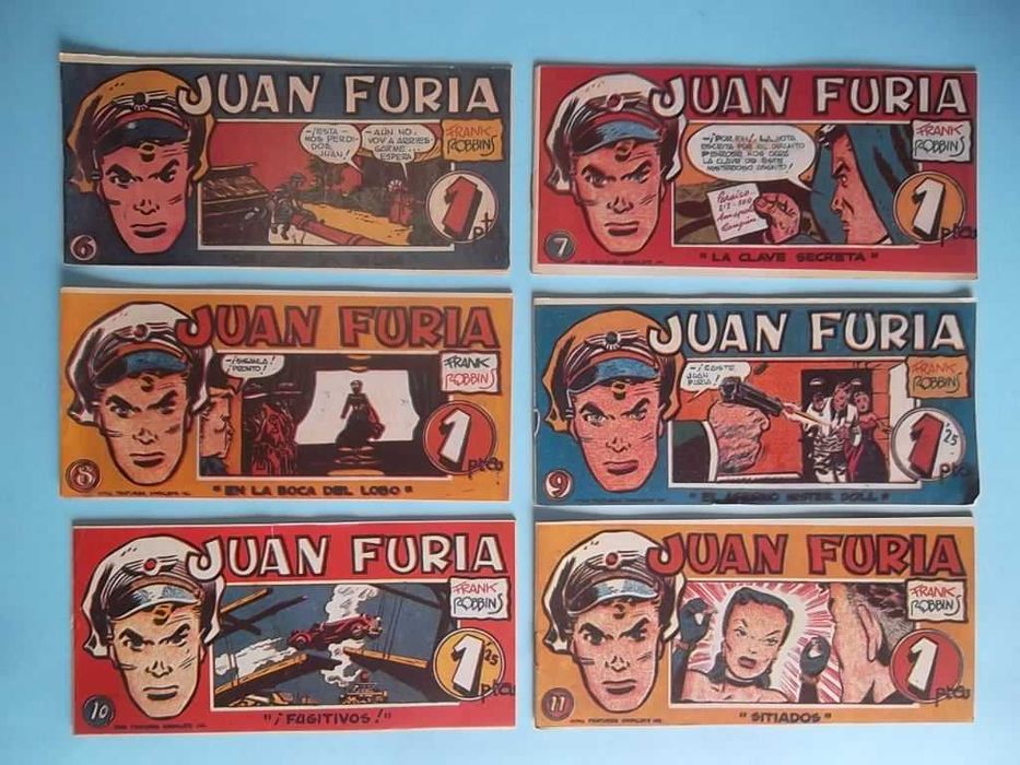 JUAN FURIA (Johnny Hazard) - Frank ROBBINS - Completo 24 livros (1951)