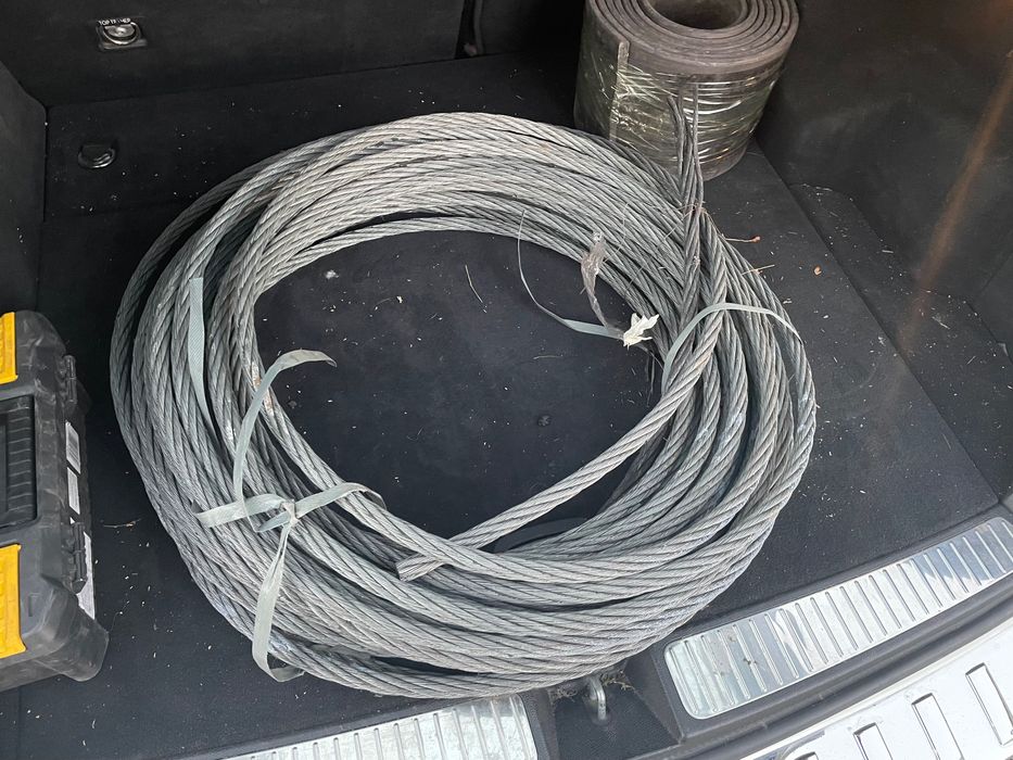 Трос/канат стальной для армирования и стяжек. Диаметр 12 , 14, 16,5 мм