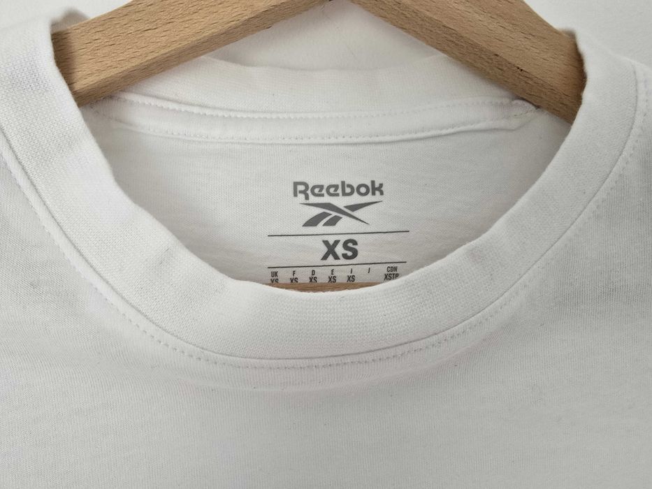 t-shirt koszulka XS Reebok biała