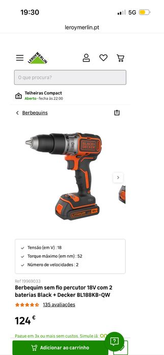 Aparafusadora Black Decker