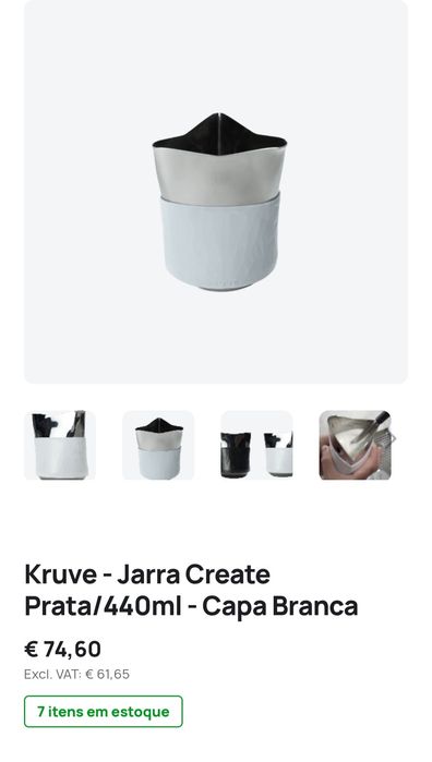 Jarra Create para leite Kruve