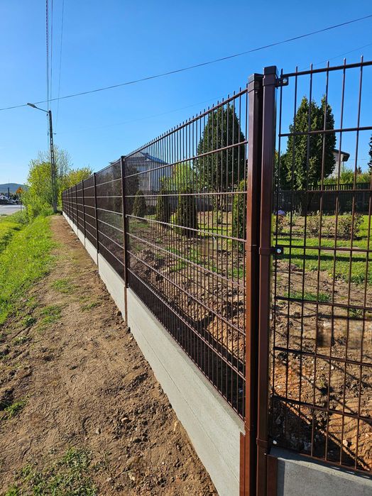 Panele ogrodzeniowe ogrodzenie WIŚNIOWSKI 2D 123cm 6/5/6 PROMOCJA 93zł