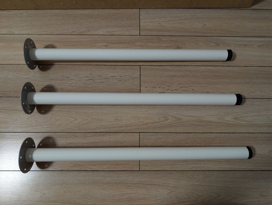LAGKAPTEN,  200x60 cm z 3 nogami w komplecie
Blat, biały, 
Blat, biały