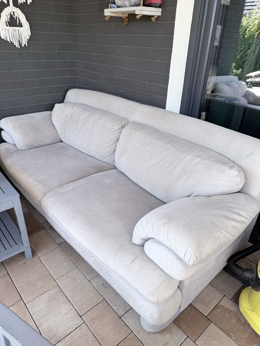 Duży komplet wypoczynkowy sofa i dwa fotele
