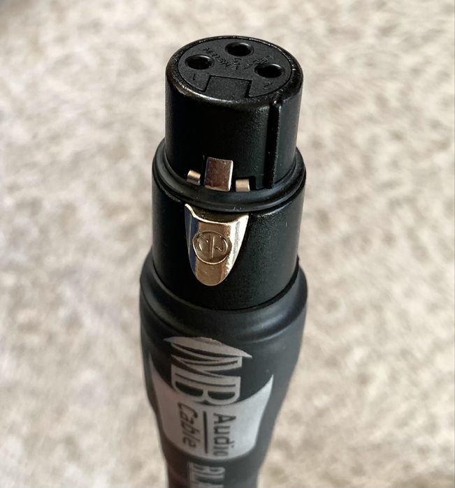 Sprzedam kabel MB AudioCable Black Pearl XLR 2 x 1 metr.