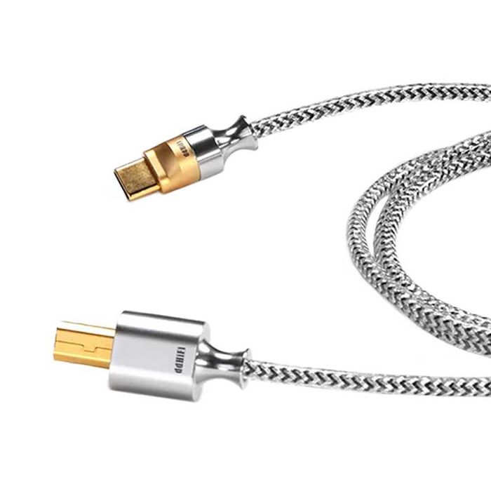 Дата-кабель ddHiFi TC07BC. USB-C / USB-B. Довжина: 100 см.