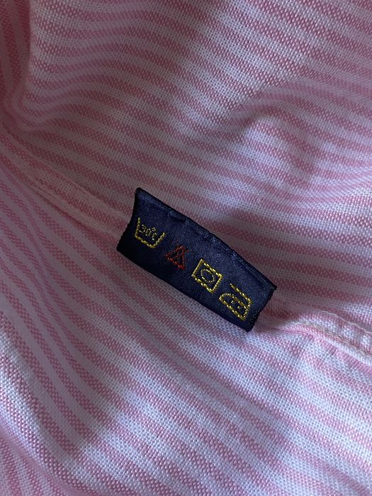 Ralph Lauren Striped Shirt Pink/White рубашка в полоску ральф лаурен