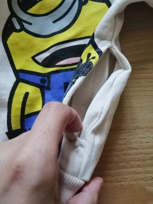 Bluza bawełniana z kapturem Minions 116 minionki